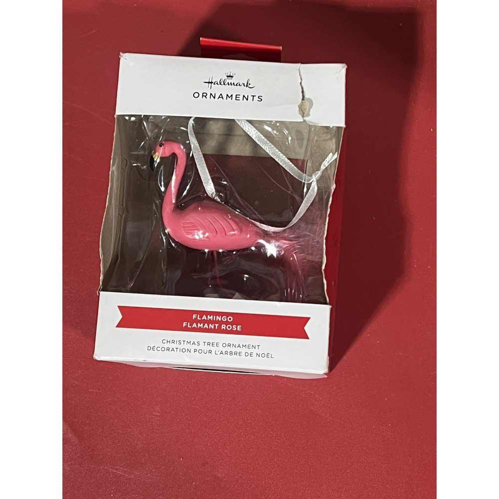 Hallmark Ornaments Pink Flamingo on Roller Skates Ornament Flamingo Flamant Rose
